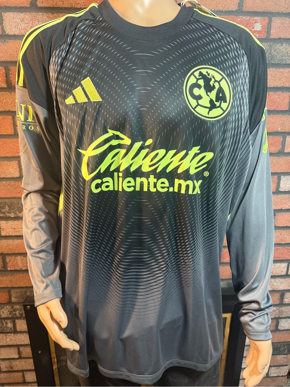 Adidas Club America 25 / 26 Goalkeeper Longsleeve Jersey Gray JN8623 Mens XXL